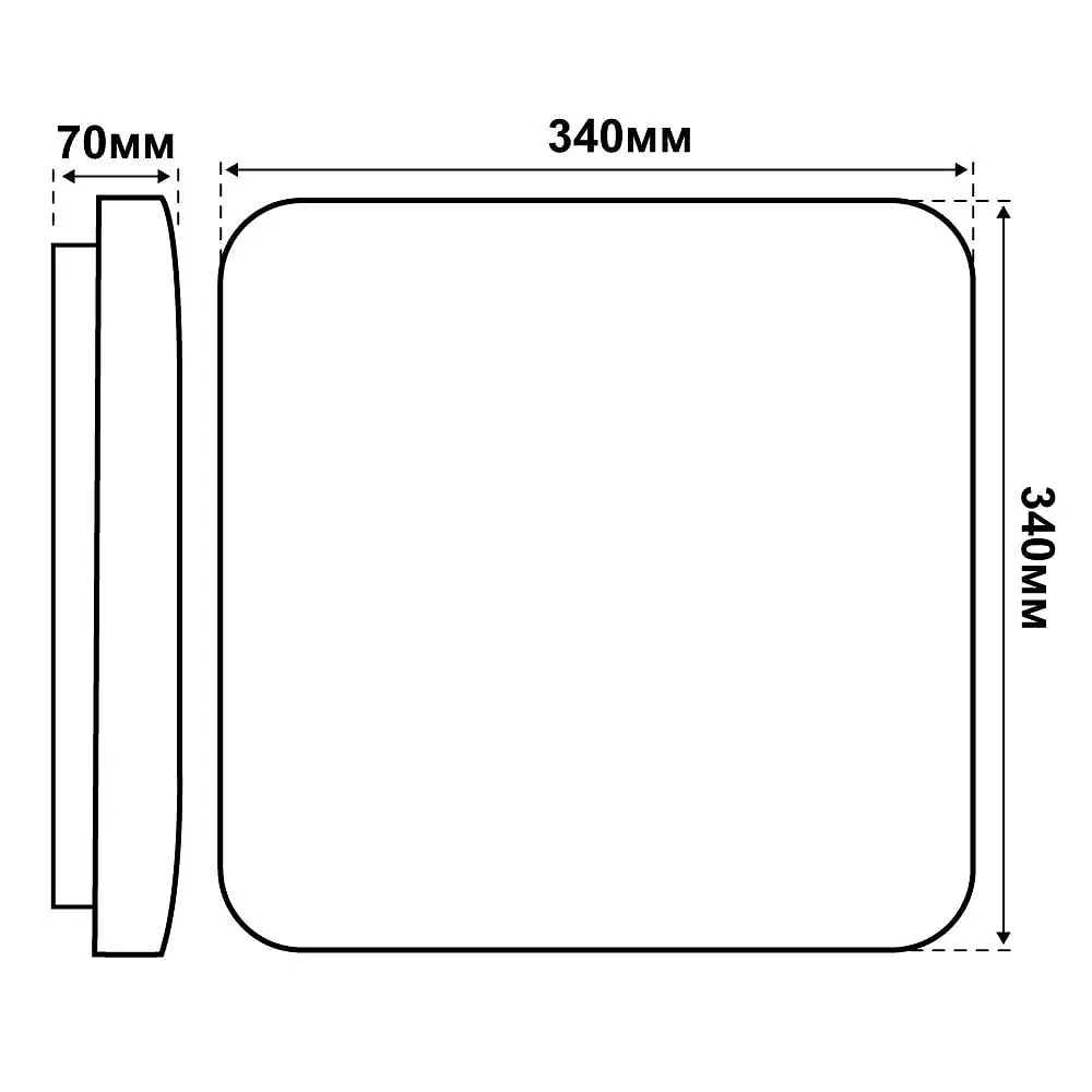 Світильник LED smart SKY 30W 3000-6000K IP20 квадрат Violux ( 210123 ) - фото 9