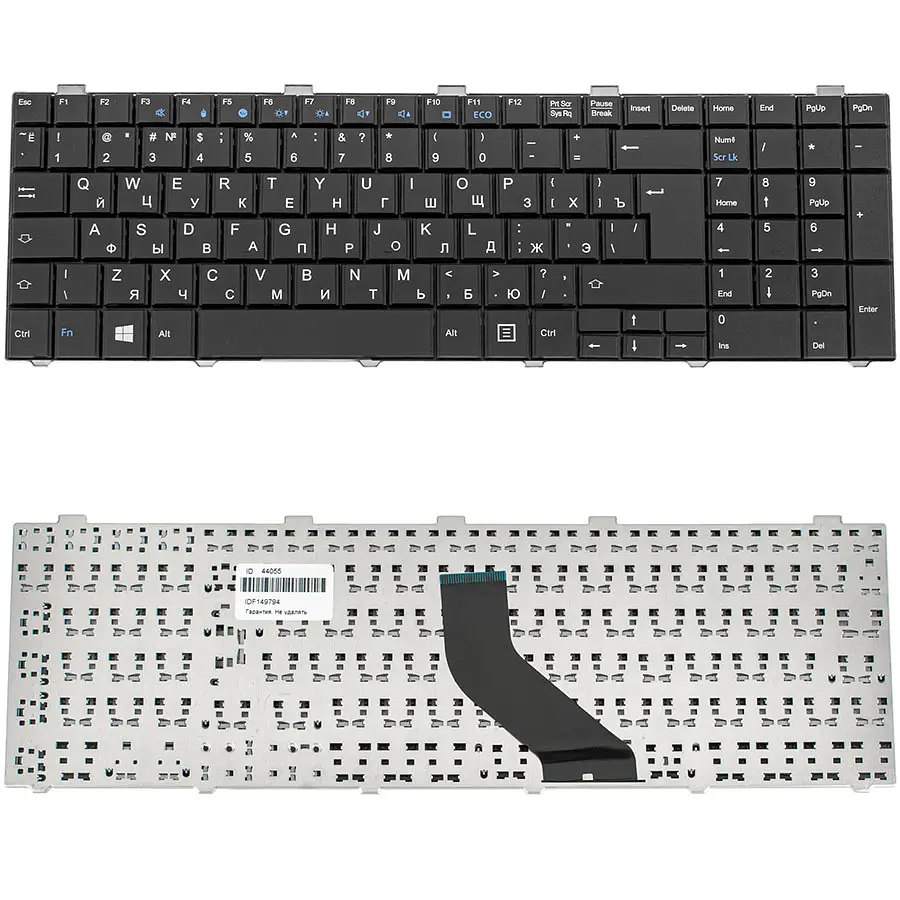 Клавіатура для ноутбука FUJITSU (LB: A530, A531, AH512, AH530, AH531, NH751) rus, black - фото 2