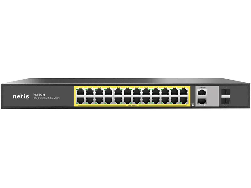 Комутатор Netis SYSTEMS P124GH некерований - фото 3