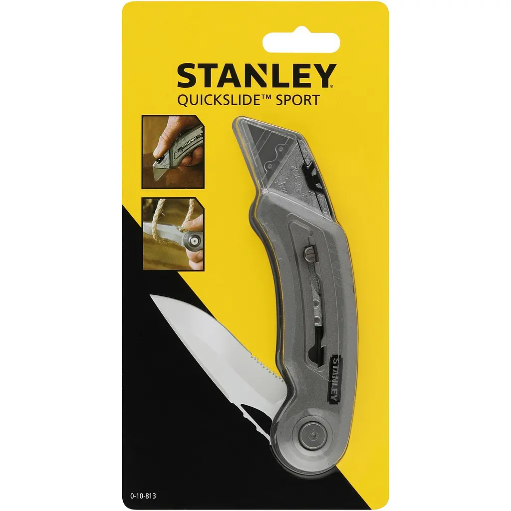 Ніж Stanley QuickSlide Sport Utility Knife з двома лезами 120 мм (0-10-813) - фото 6