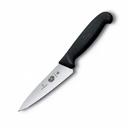 Кухонний ніж Victorinox Fibrox розділочний 12 см, чорний (5.2003.12)