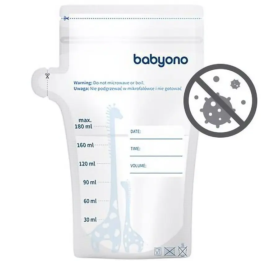 Пакеты для хранения грудного молока BabyOno, 180 мл, 30 шт. (1084) - фото 6