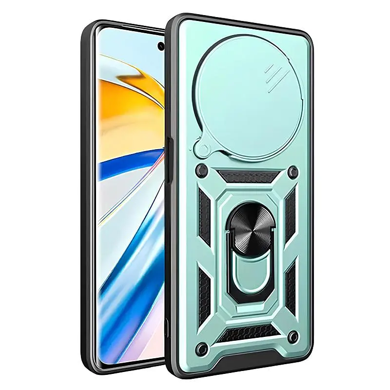 Чохол Ummi Camshield Serge Ring для Xiaomi Redmi Note 14 Pro+ Зелений / Green - фото 2