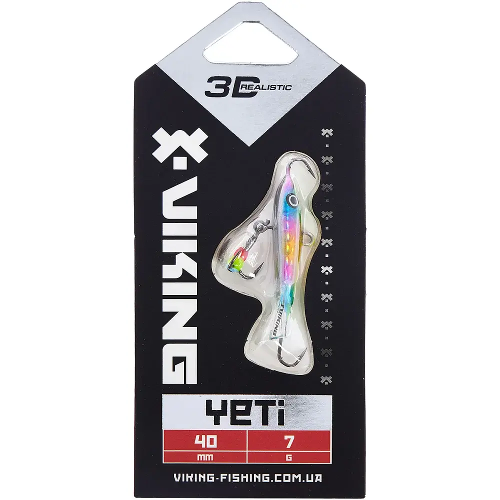 Балансир Viking Fishing Yeti Ice Jig 40mm 7.0g #16 European Values - фото 2