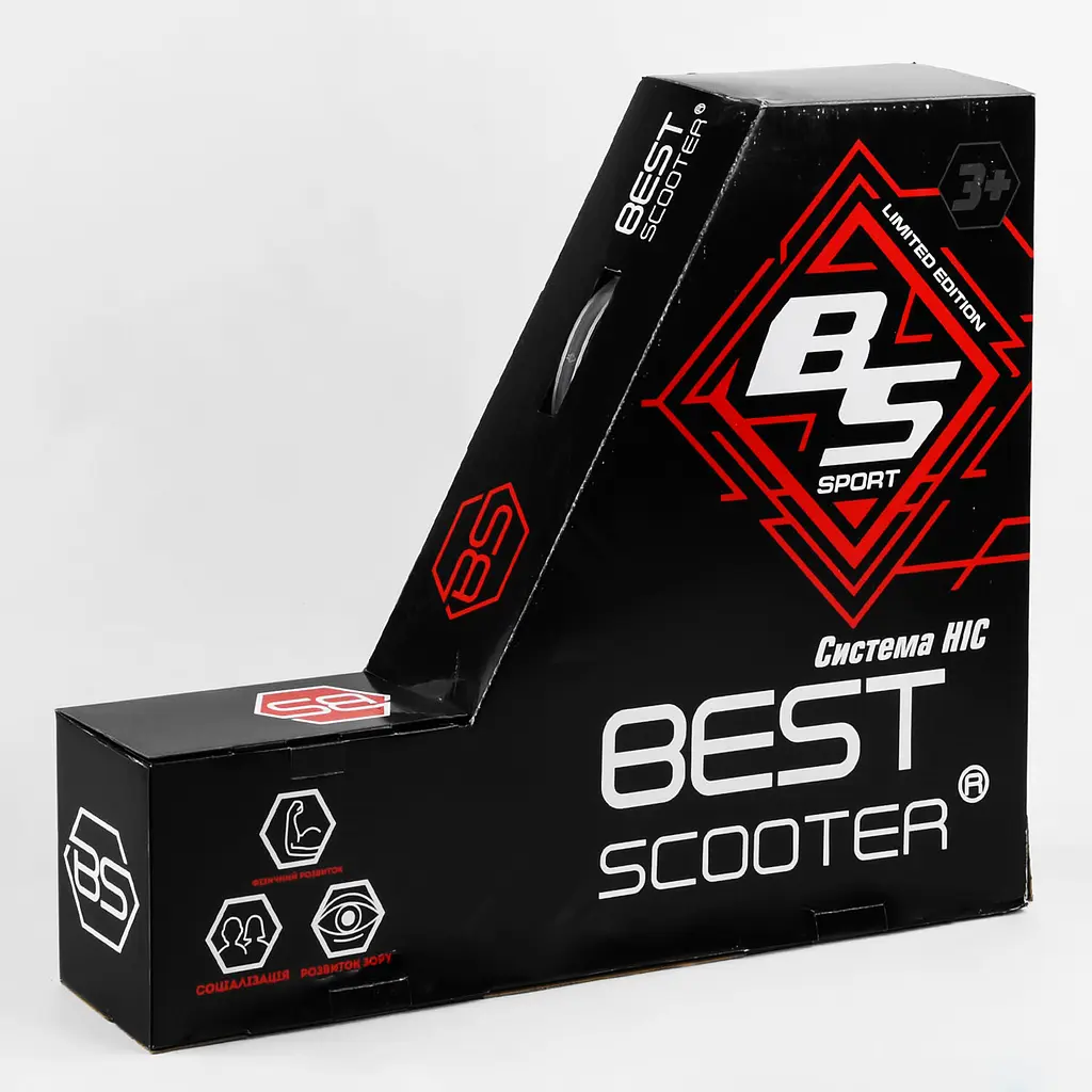 Самокат трюковый Best Scooter 72х13х58 см Разноцветный 000231677 - фото 3