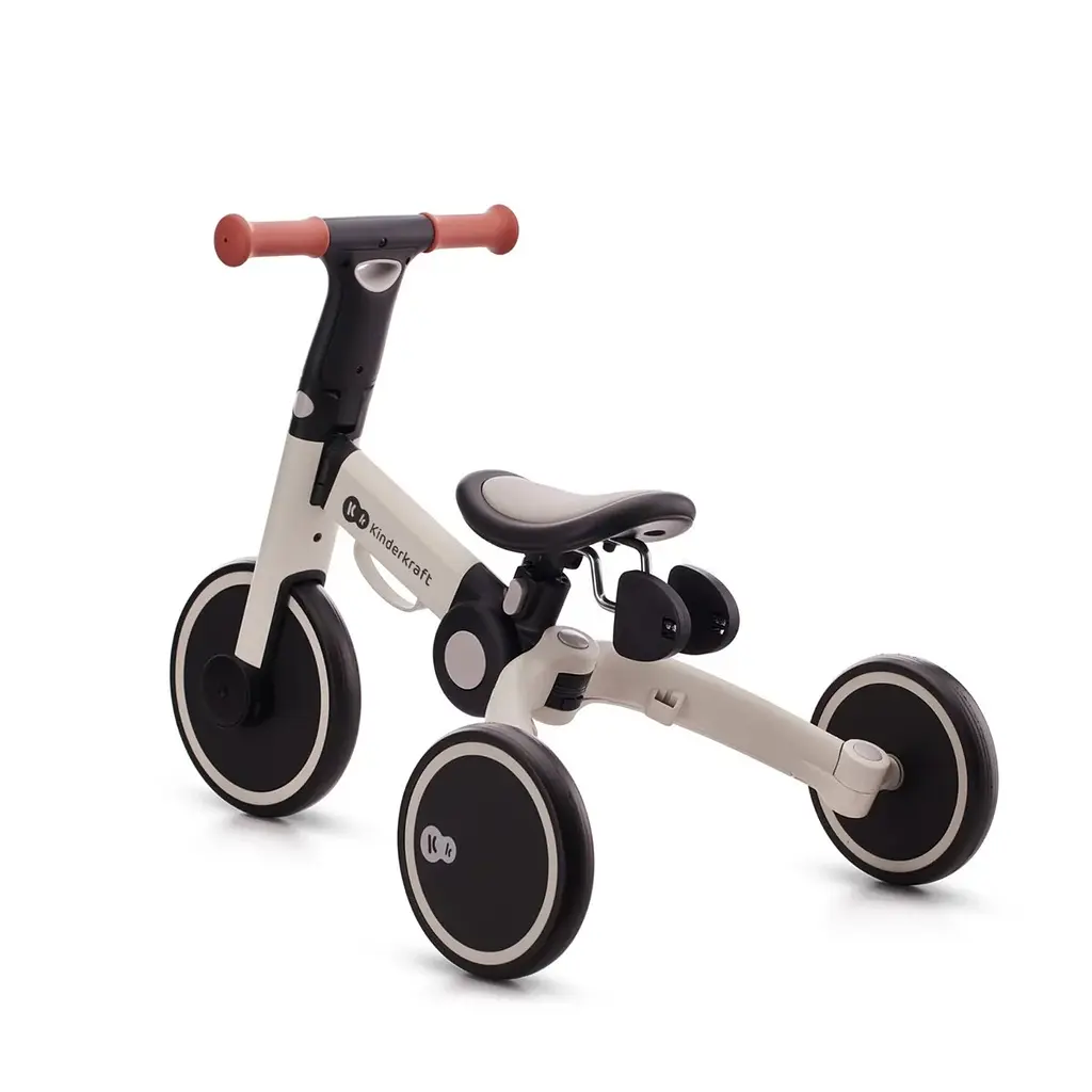 Триколісний велосипед біговел 3 в 1 KiderKraft 4Trike Silver Grey - фото 7