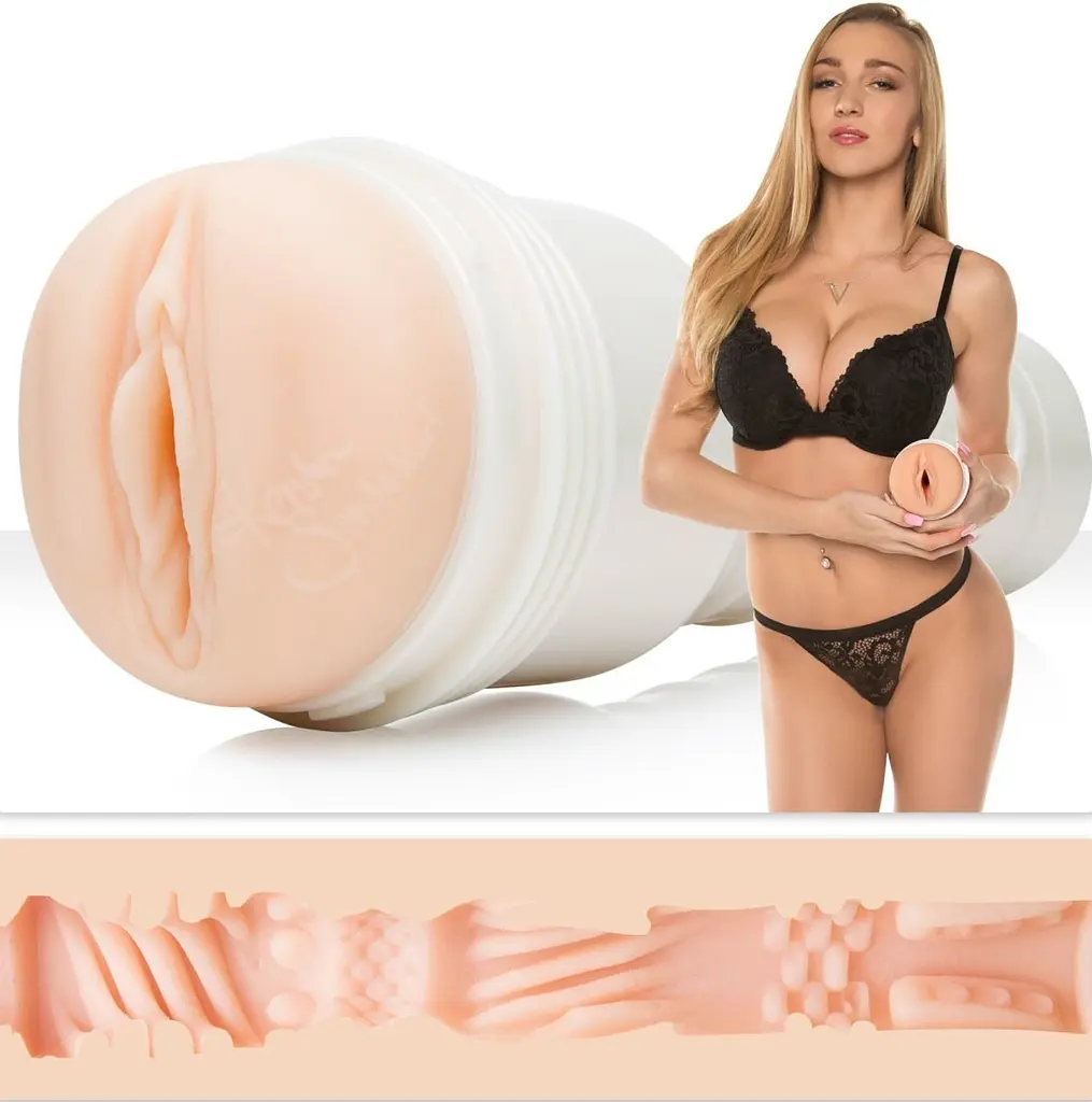 Мастурбатор-вагіна Fleshlight Kendra Sunderland Angel Flesh, 25х8 см (тілесний) - фото 2
