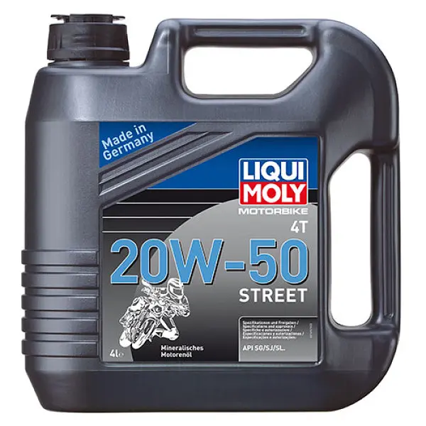 Олива для 4-тактних двигунів - Motorbike 4T 20W-50 Street 4л. (1696)