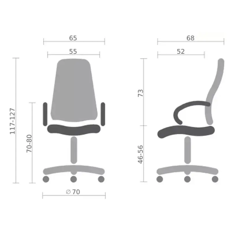 Офісне крісло Special4You Neocomfort black (E7511) - фото 6