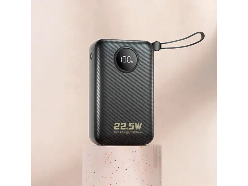 Зовнішній акумулятор (Power Bank) Dudao 20000mAh K14+ 22.5W Black (6977196680016) - фото 7