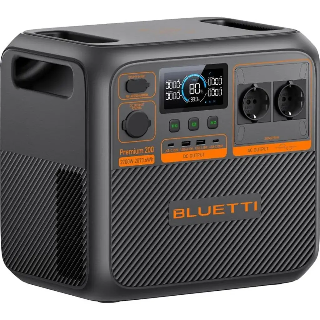 Зарядна станція Bluetti Premium 200 V2, 2700W, 2073Wh - фото 2