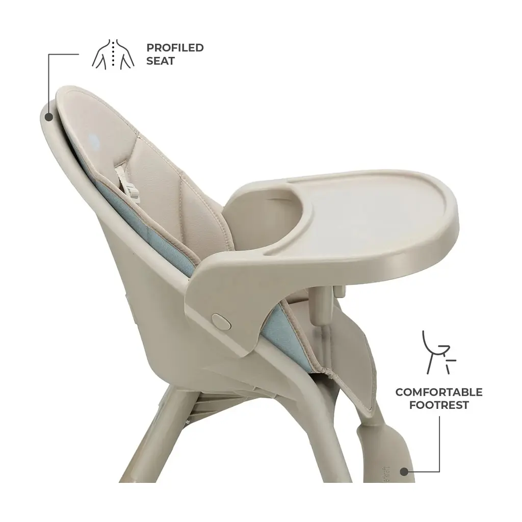 Стілець для годування Kinderkraft Dinnly Beige (5902533931569) - фото 9