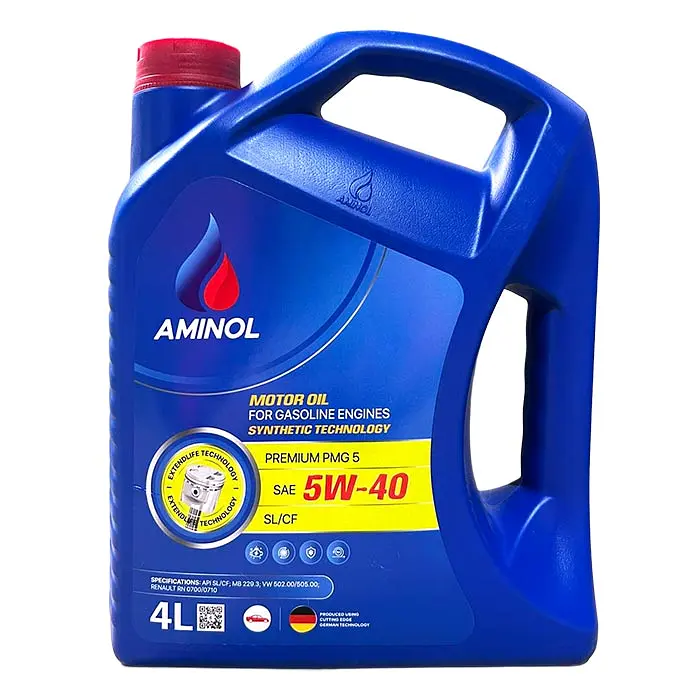 Автомобільна моторна олива Aminol Premium PMG5 5W-40 4л