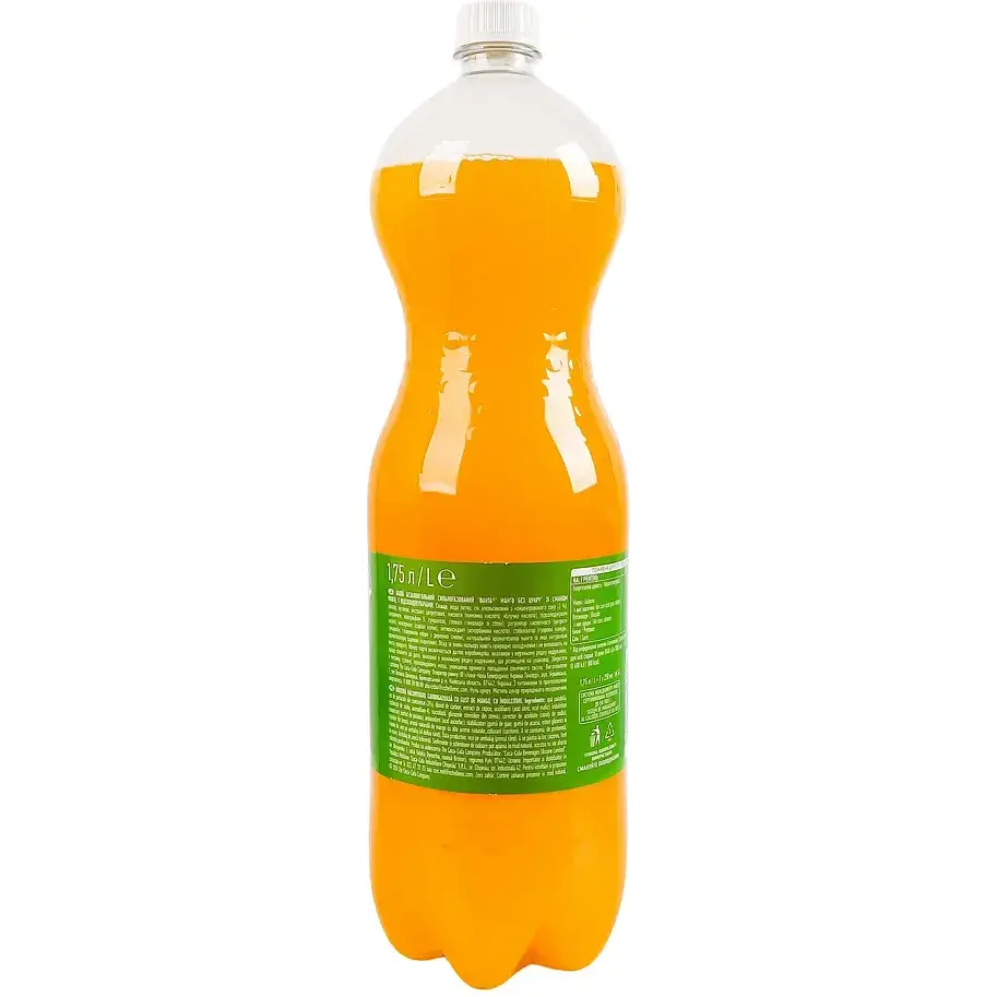 Напій Fanta Манго сильногазований смак манго з підсолоджувачем без цукру 1.75 л - фото 3