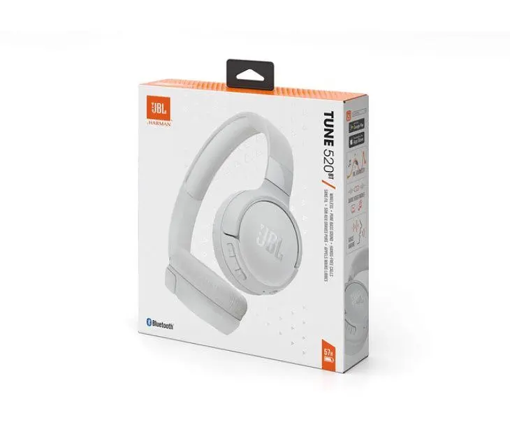 Наушники беспроводные JBL T-520 Bluetooth White - фото 9