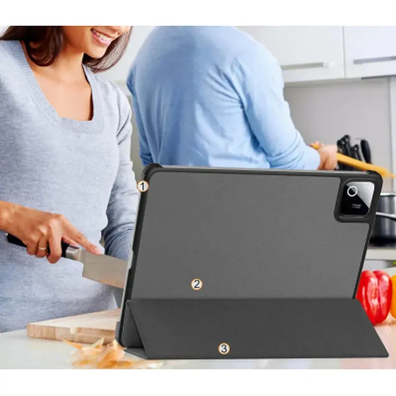 Чохол до планшета BeCover Smart Case Xiaomi Pad 8 / 8 Pro 11.2" Gray (714587) - фото 6