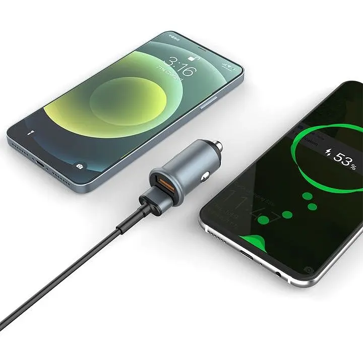 Автомобільний зарядний пристрій ColorWay Quick Charge 3.0 36W Gray (CW-CHA036Q-GR) - фото 6