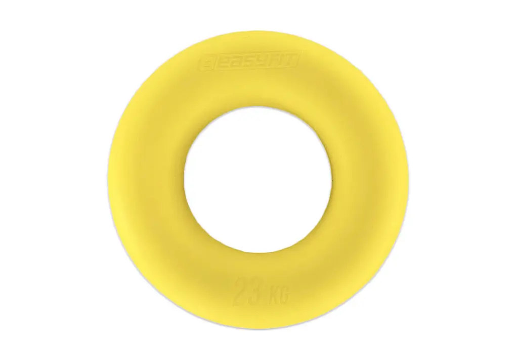 Эспандер кистевой кольцо EasyFit Ring 23 кг желтый - фото 2