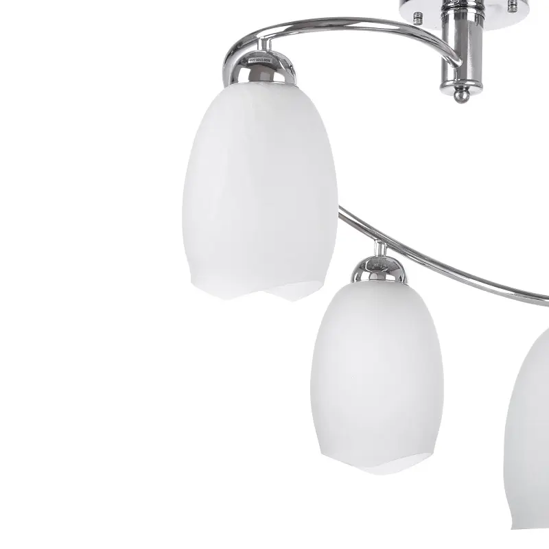 Люстра потолочная Brille для кухни E27 60W CH (LK-267C/3) - фото 4