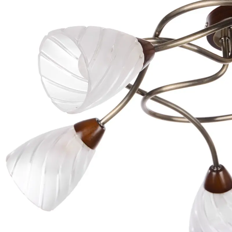 Люстра потолочная Brille классическая E14 40W G (LK-287C/5) - фото 3