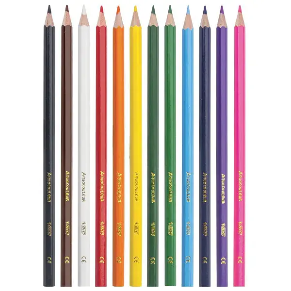 Карандаши цветные BIC Kids Aquacouleur 12 цветов (8575614) - фото 3