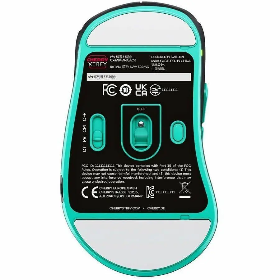 Миша Cherry Xtrfy M64 Black (CX-M64W-BLACK) - фото 2