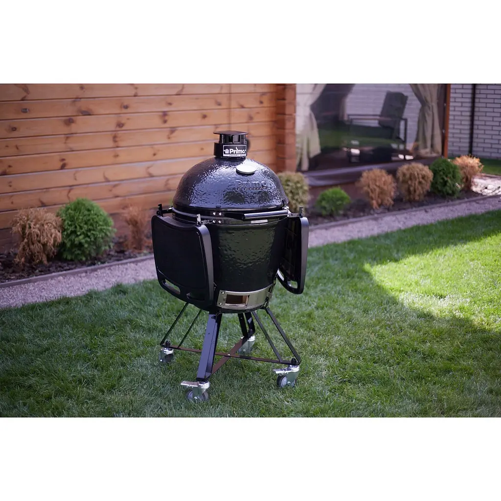 Керамический угольный гриль Primo Large Round All in One (PGCRCG) - фото 6
