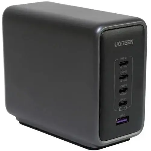 Зарядний пристрій 5xUSB 300W 5xUSB (4хUSB-C + USB-A) Nexode Desktop Fast Charger, Cable CD333 Ugreen (90903B) - фото 6