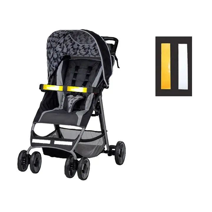 Світловідбивні смужки на коляску Stroller Reflective наклейки