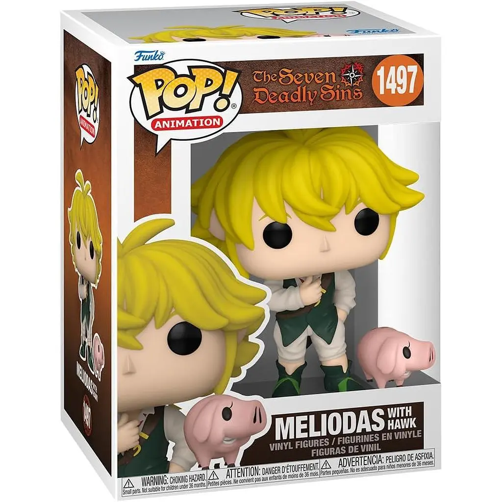 Фигурка Funko Pop Семь смертных грехов Мелиодас The Seven Deadly Sins Meliodas 10 см SDS M 1497 - фото 3