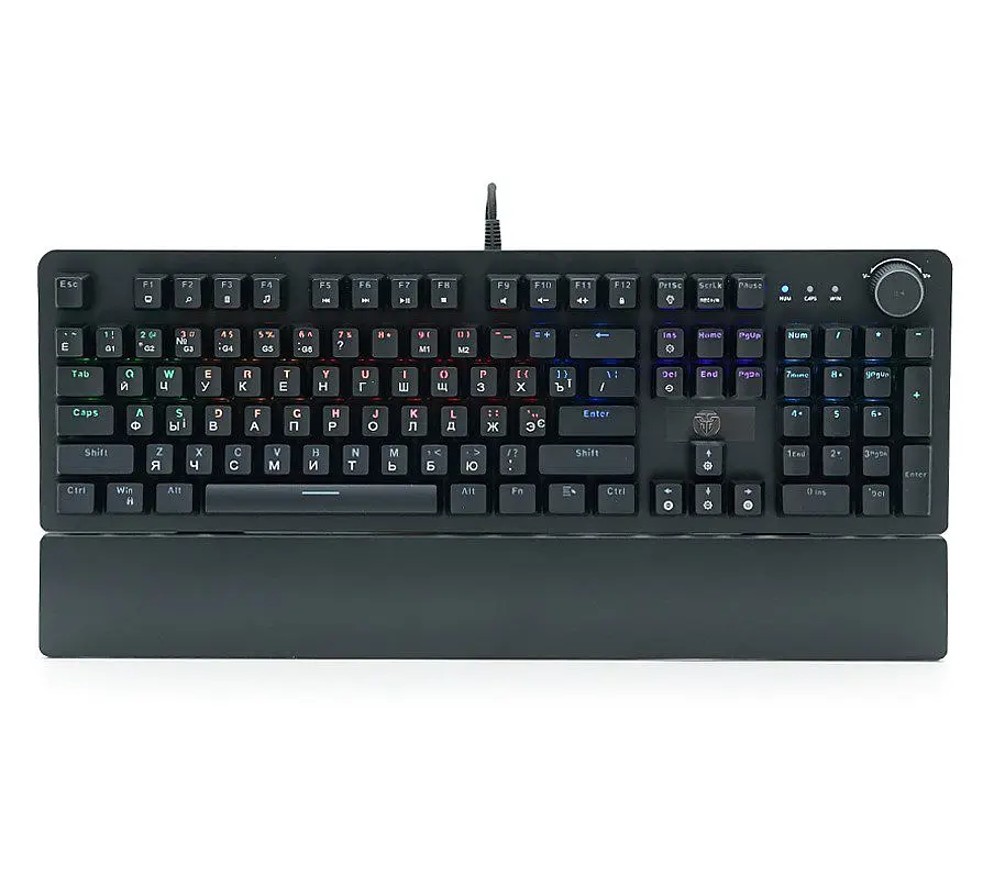 Клавіатура ігрова з підсвіткою Fantech MK-853V2 Black Red Switch MARCOS MECHANICAL Eng/Укр/Рус - фото 2