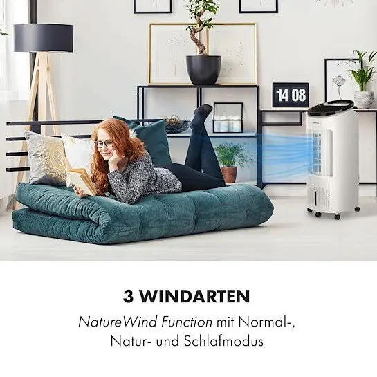 Охладитель воздуха Klarstein IceWind Plus Smart 4-in-1 Белый (10040211) - фото 7