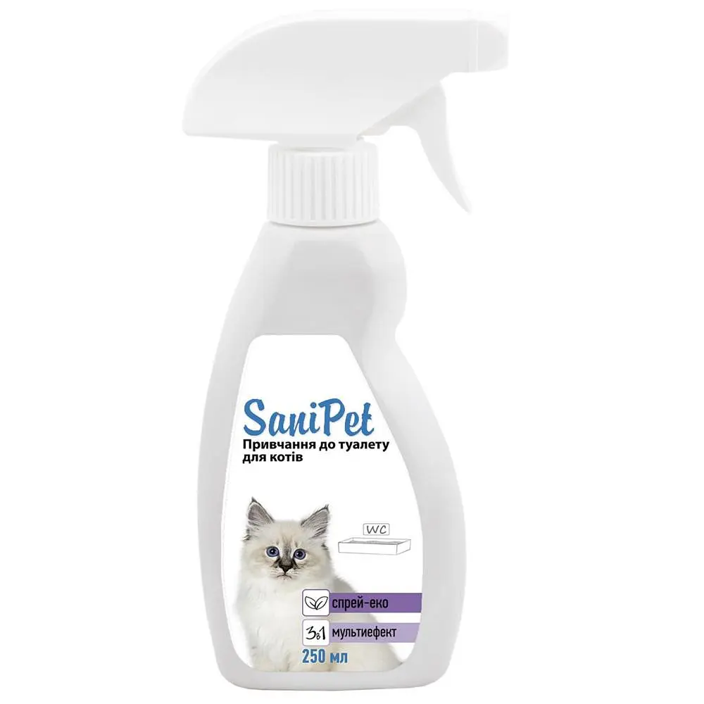 Спрей для привчання до туалету для котів ProVET Sani Pet, 250 мл