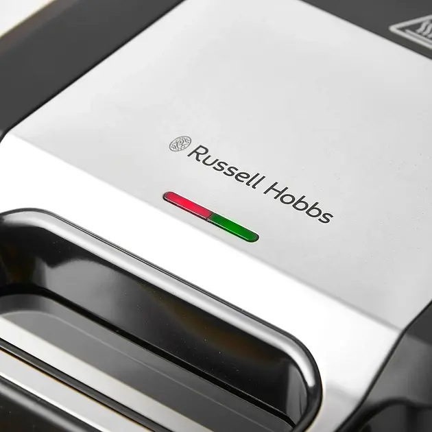 Мультимейкер Russell Hobbs 750 Вт комплект 3 пластины алюминий корпус нержав. сталь пластик черный-серебряный - фото 6