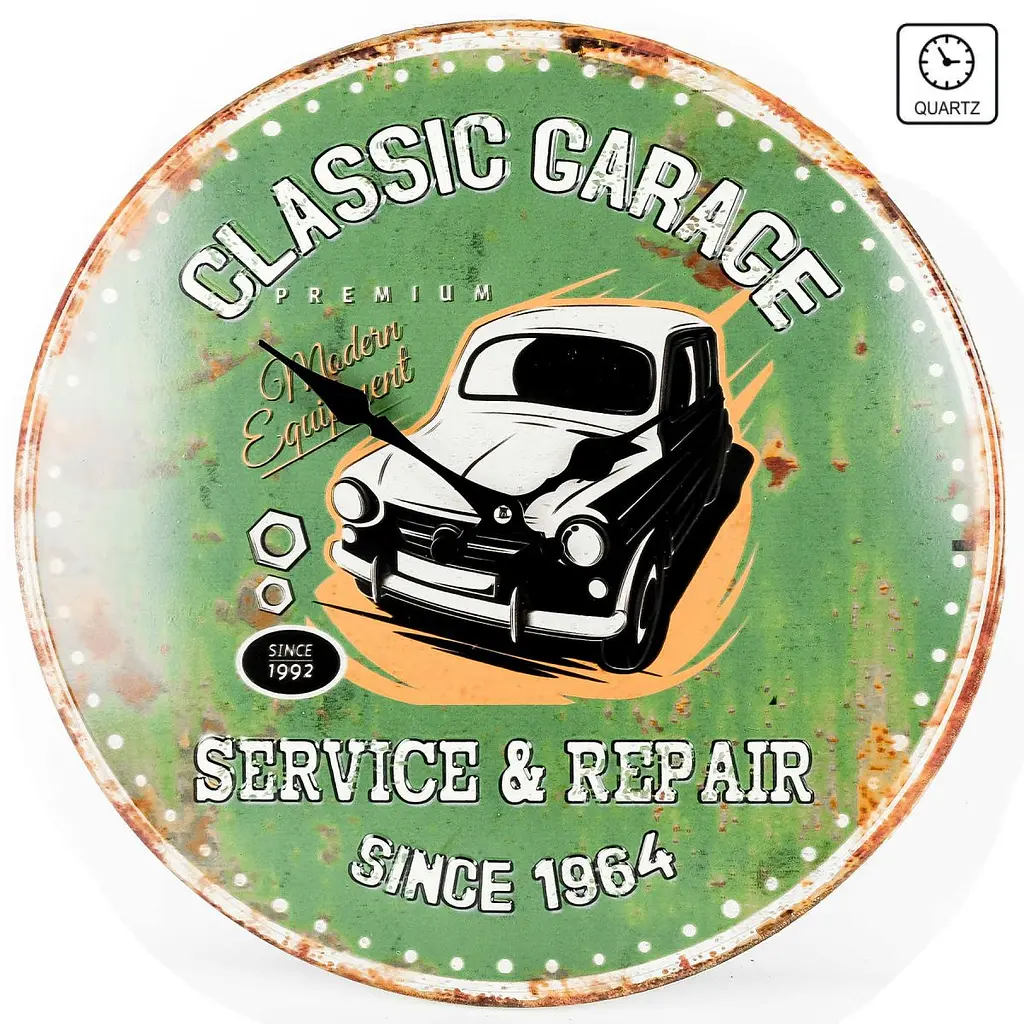 Годинник настінний Technoline 596579 Classic Garage (596579) - фото 2