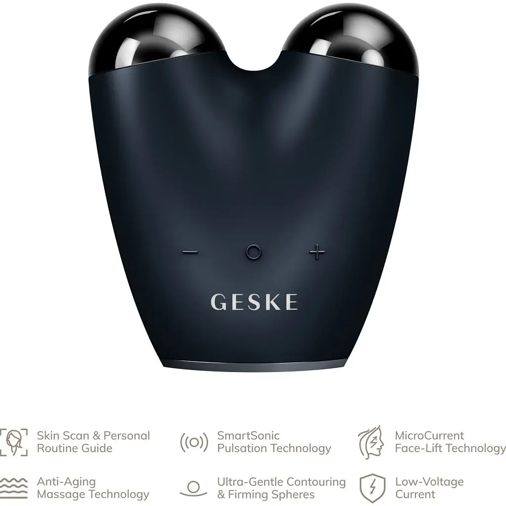 Масажер для обличчя GESKE MicroCurrent Face-Lifter 6в1 Black (HB0135) [176844] - фото 4