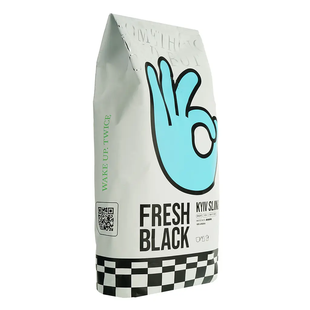 Кава в зернах Fresh Black Blend Kyiv Sling new 1 кг - фото 3