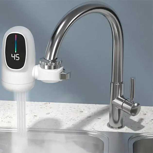 Водонагрівач WATER HEATER ZSW-D03 • Електрична насадка на кран з проточним водонагрівачем і LCD дисплеєм - фото 6