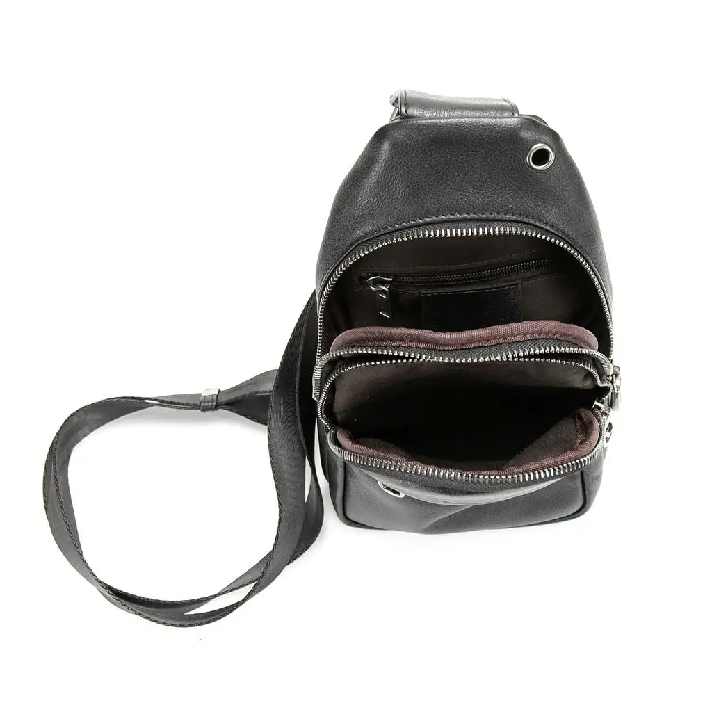 Слінг гладкий шкіряний TIDING BAG 8007A - фото 5