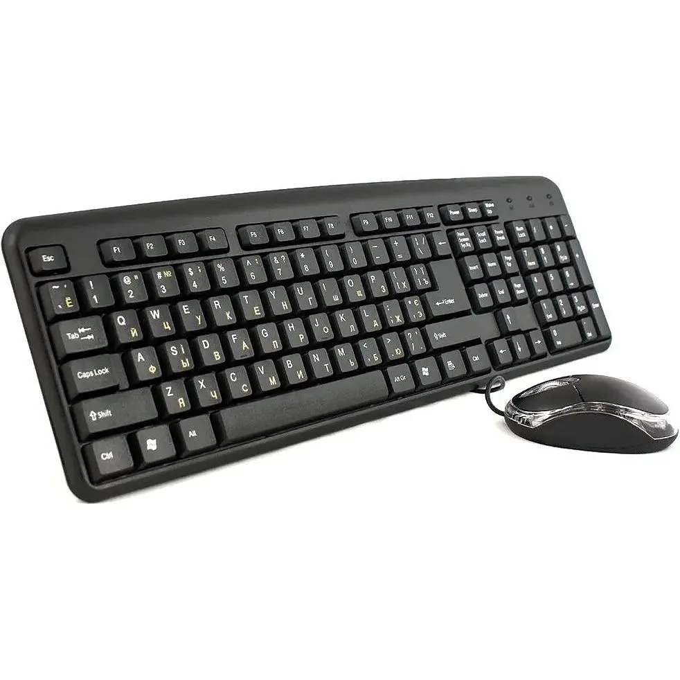 Комплект HQ-Tech KM-102 USB+PS/2 black - фото 2