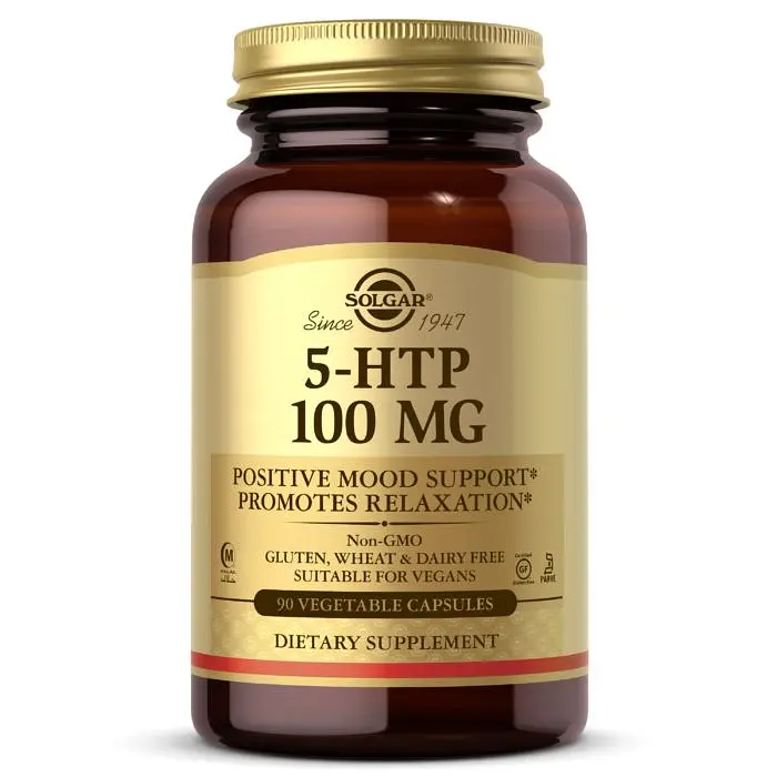 Амінокислота 5-HTP 100 mg, 90 вегакапсул Solgar fit0023422