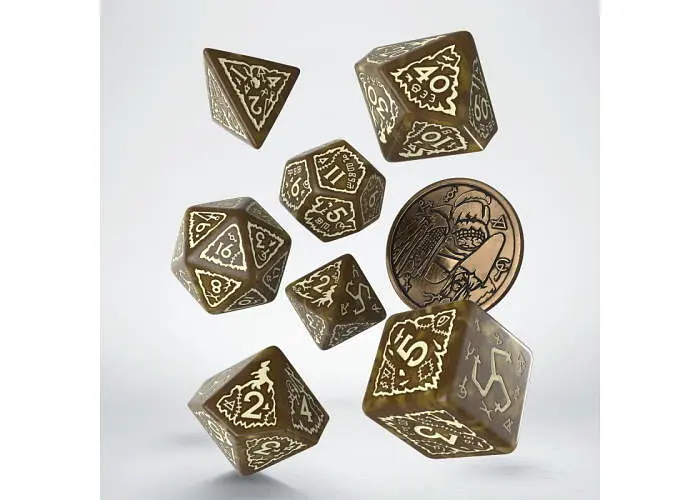 Набір кубиків The Witcher Dice Set. Crones - Weavess , 7 шт. (SWCR02) - фото 2