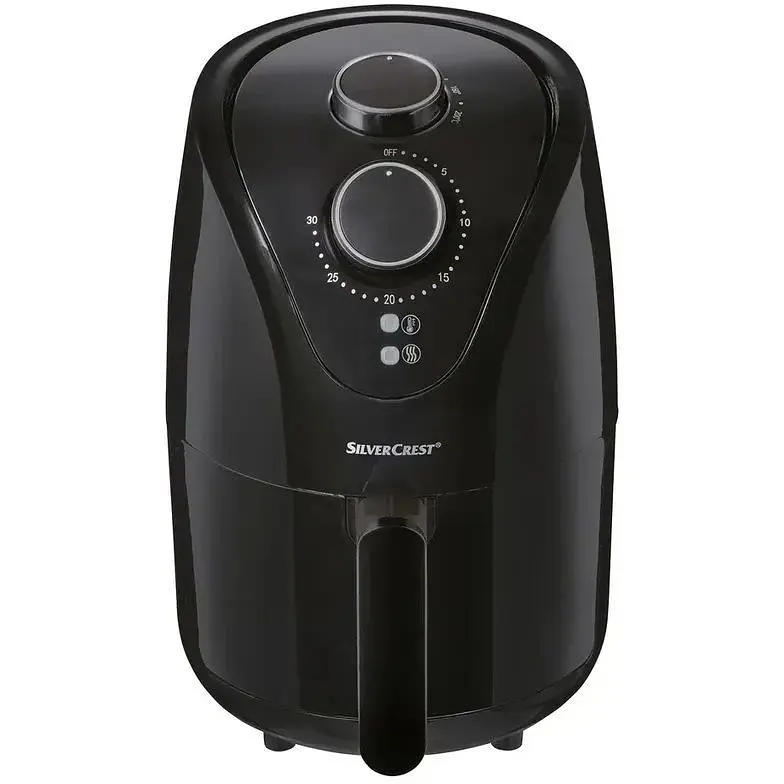Аэрофритюрница безмасляная SilverCrest SHF 1000 B1 аэрогриль мультипечь 1000 Вт 1.6 л - фото 2