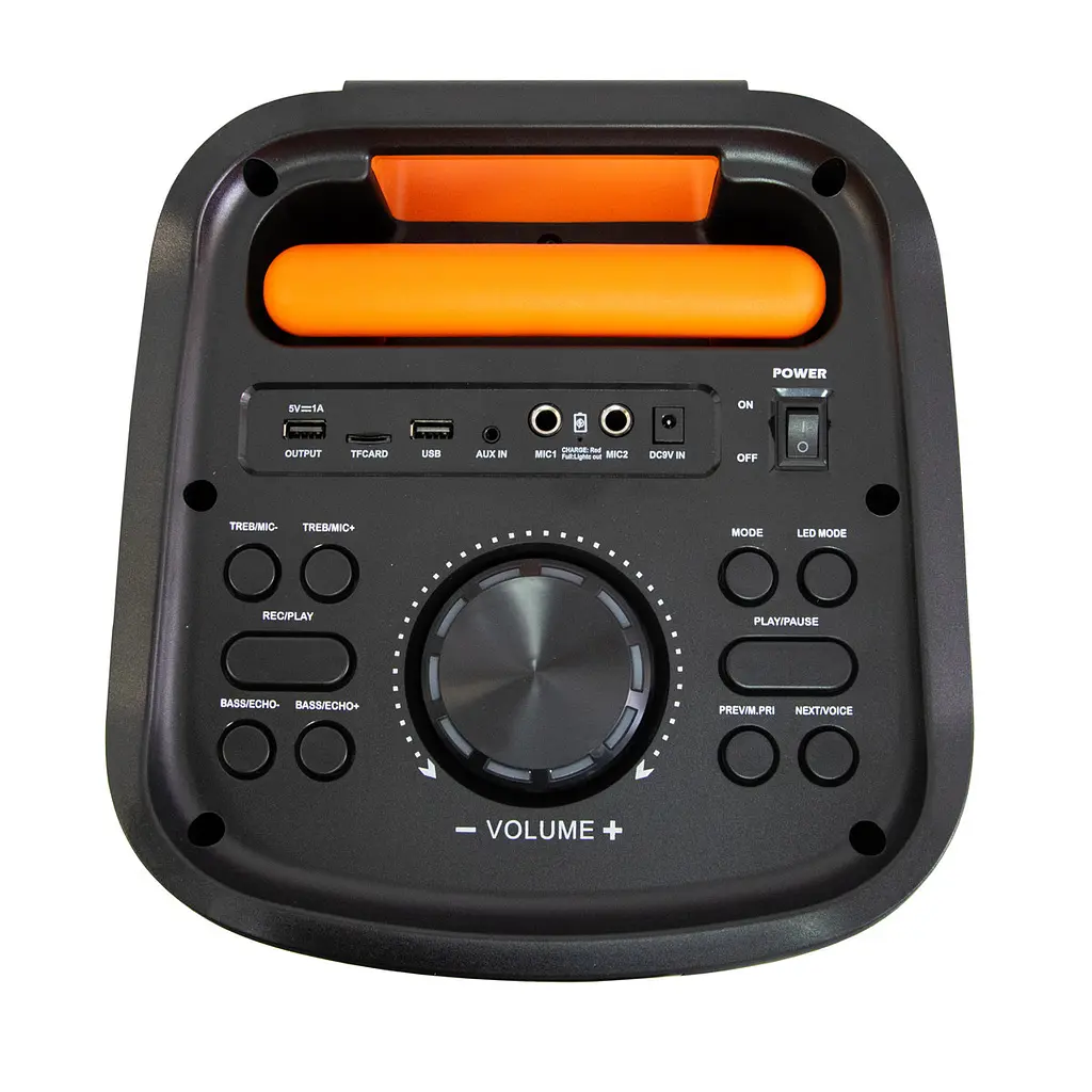 Портативная колонка Bluetooth NDR 1096A 2х8", портативная акустика с микрофоном, караоке колонка с радио (ST) - фото 10
