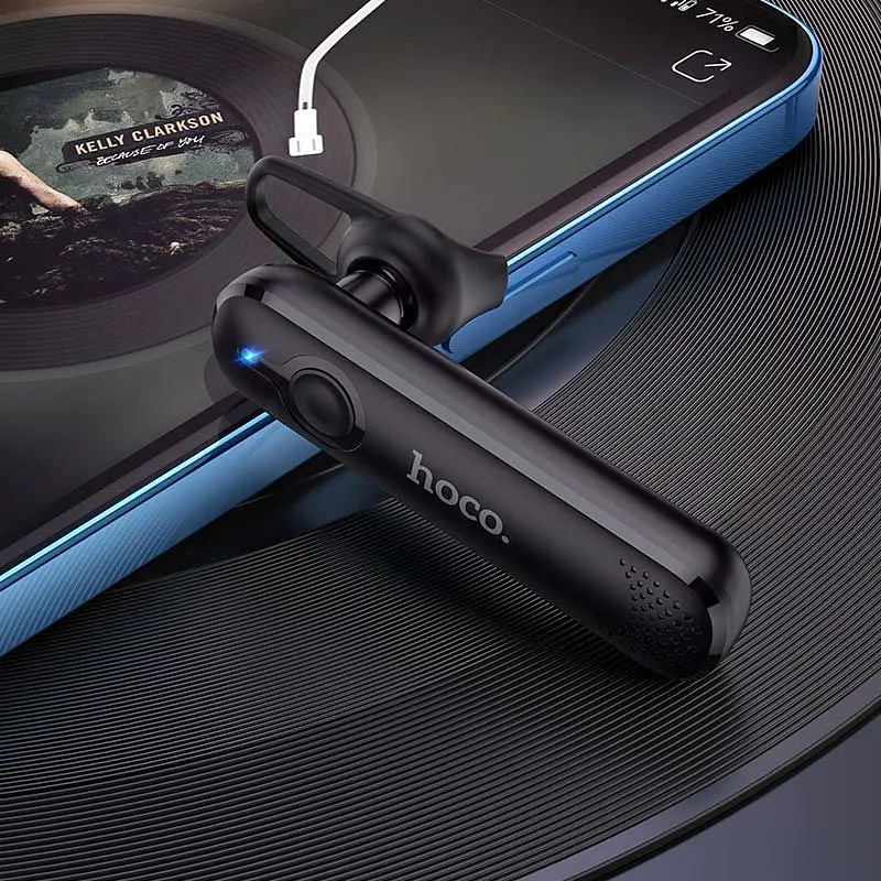 Bluetooth-гарнітура Hoco E63 Diamond Bluetooth Headset Black (758873) [77490] - фото 4