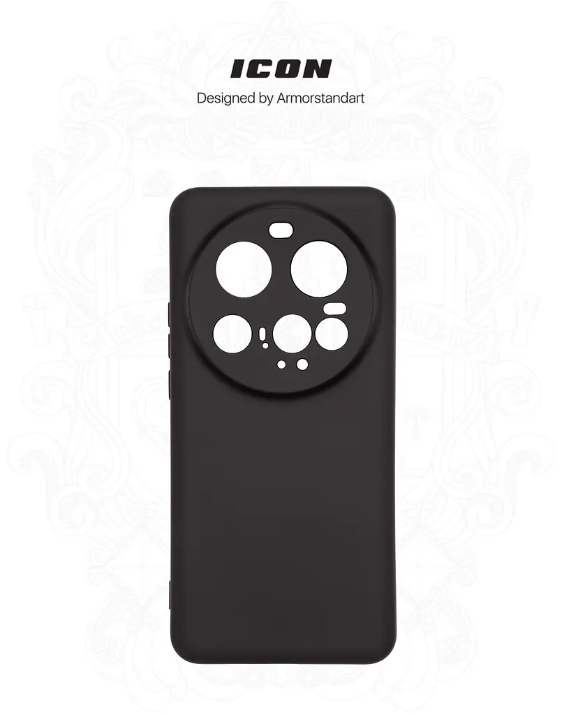 Чехол ArmorStandart ICON для Xiaomi 15 Ultra Camera cover Black (ARM82330) - фото 3