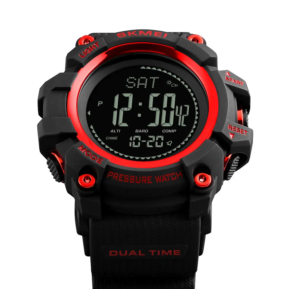 Наручний годинник чоловічий Skmei 1358 Red, 1358RD (12273) - фото 3