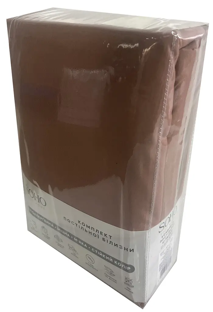Комплект постельного белья Семейный 150х200 см Mocha Mousse SOHO pbe0050795 - фото 3