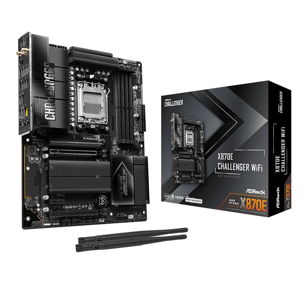 Материнська плата ASRock X870E Challenger WiFi Socket AM5 - фото 6