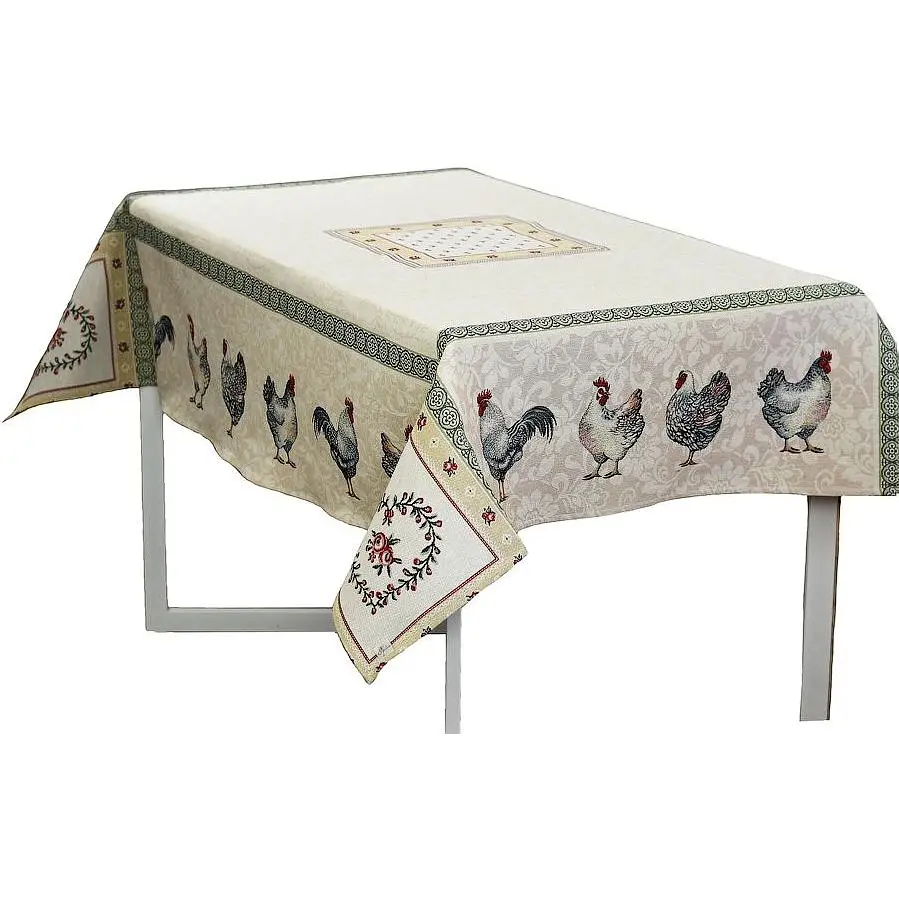 Скатертина Прованс Курочки 135х240 см (25993) - фото 1
